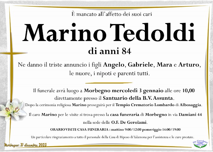 Tedoldi Marino: Immagine Elenchi