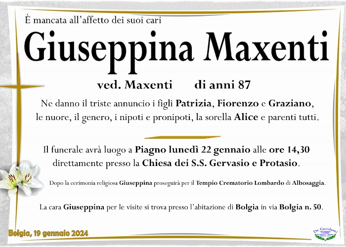 Maxenti Giuseppina: Immagine Elenchi