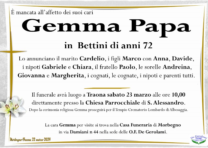 Papa Gemma: Immagine Elenchi