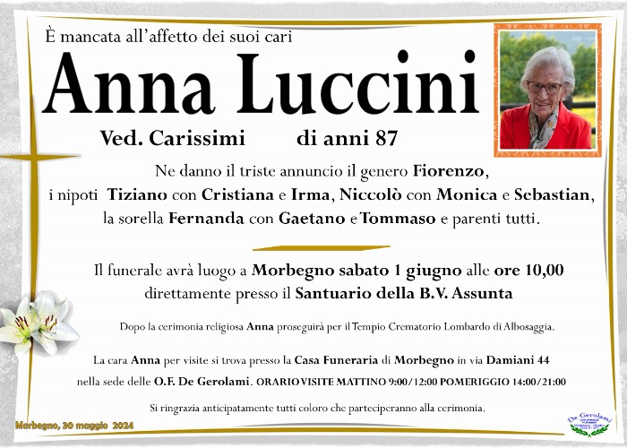 Luccini Anna: Immagine Elenchi