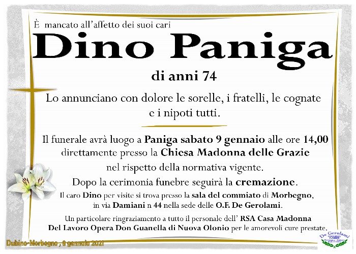 Paniga Dino: Immagine Elenchi