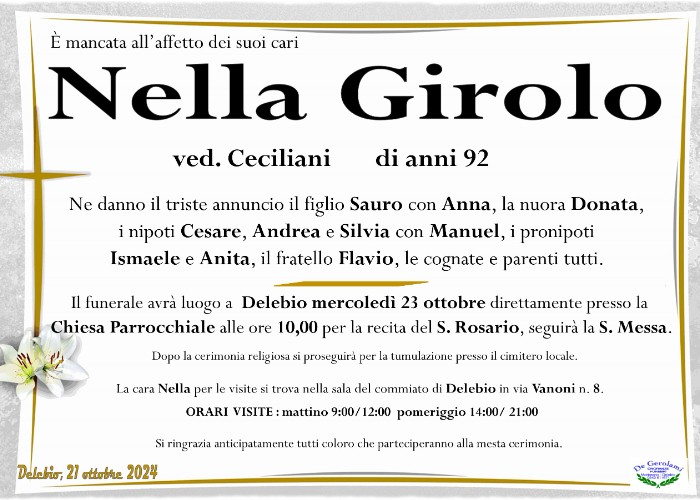 Nella Girolo: Immagine Elenchi