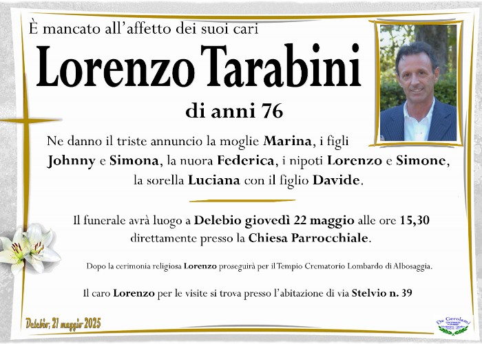 Tarabini Lorenzo: Immagine Elenchi