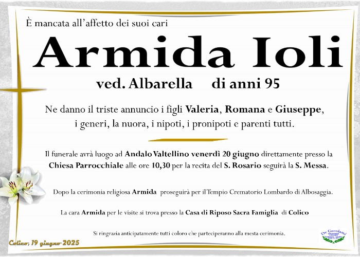 Ioli Armida: Immagine Elenchi