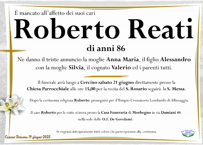 Reati Roberto: Immagine Elenchi