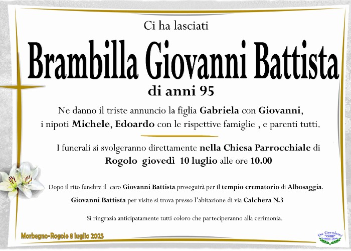 Brambilla Giovanni Battista: Immagine Elenchi