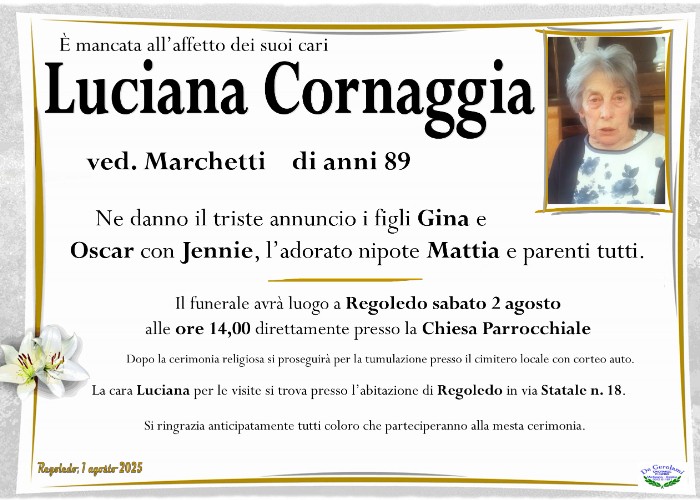 Cornaggia Luciana: Immagine Elenchi