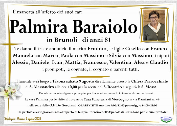 Palmira Baraiolo: Immagine Elenchi