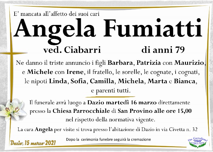 Fumiatti Angela: Immagine Elenchi