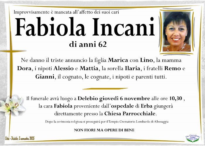 Incani Fabiola: Immagine Elenchi
