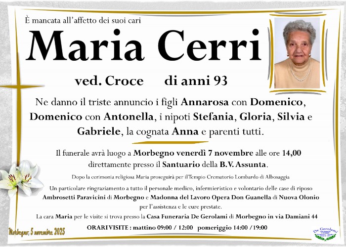 Cerri Maria: Immagine Elenchi