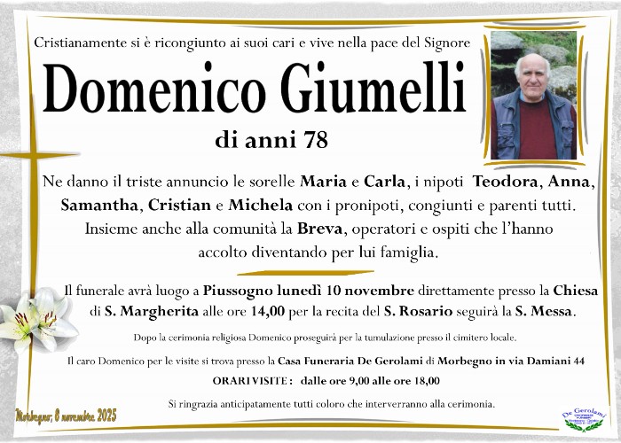 Giumelli Domenico: Immagine Elenchi