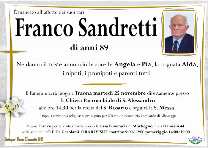 Sandretti Franco: Immagine Elenchi