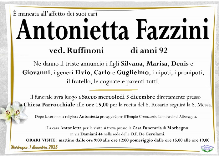 Antonietta Fazzini: Immagine Elenchi