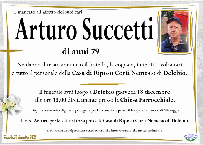 Succetti Arturo: Immagine Elenchi