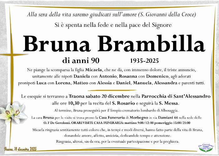 Brambilla Bruna: Immagine Elenchi