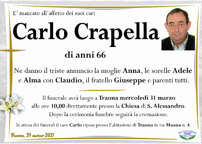 Crapella Carlo: Immagine Elenchi