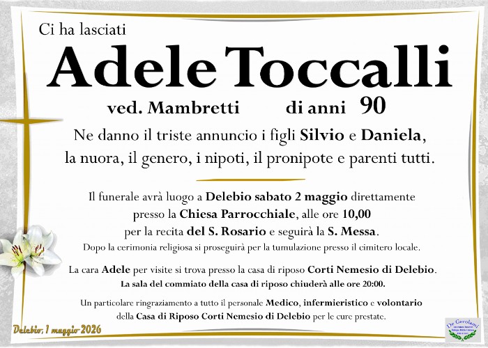 Adele Toccalli: Immagine Elenchi